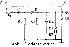 Abb.: Schaltbild der Diodenschaltung